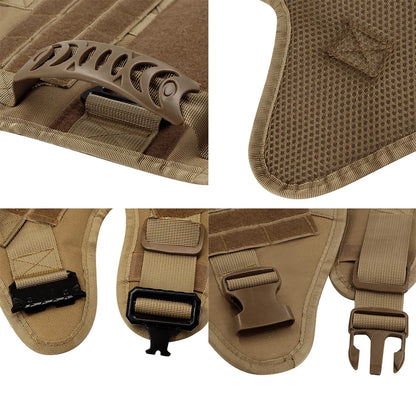 Militär hundsele K9 koppelset.