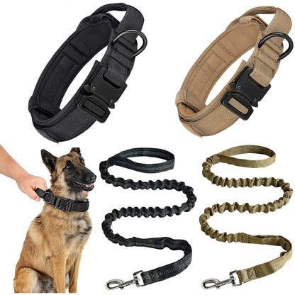 Taktiskt halsband och koppelset