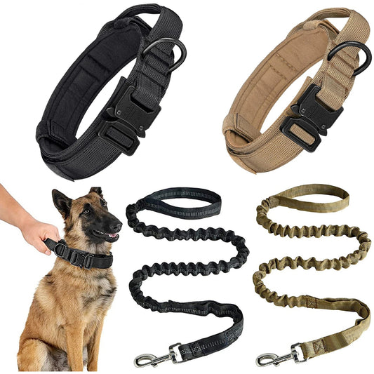 Taktiskt halsband och koppelset