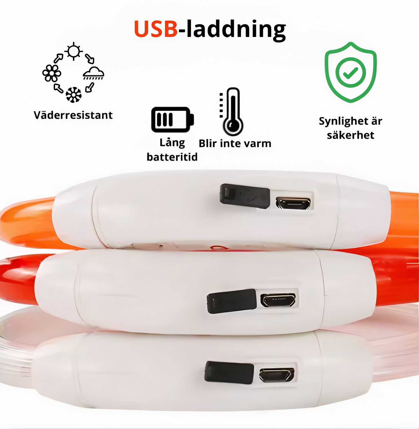 LED halsband Luminöst