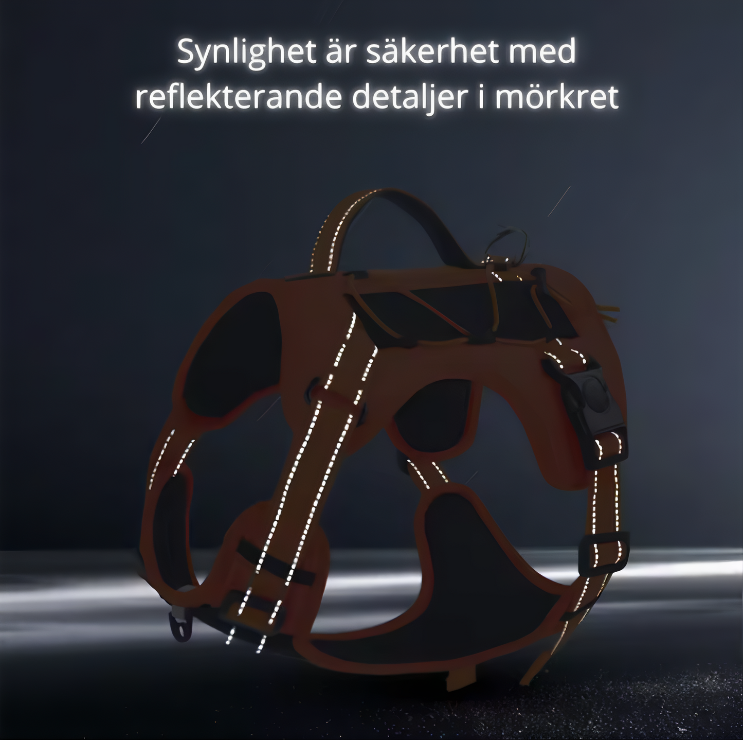 Sele med förstärkt rygg och bröst