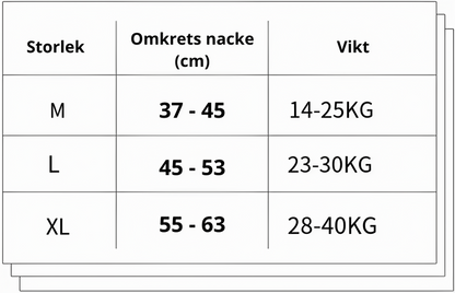 Hållbart taktiskt hundhalsband