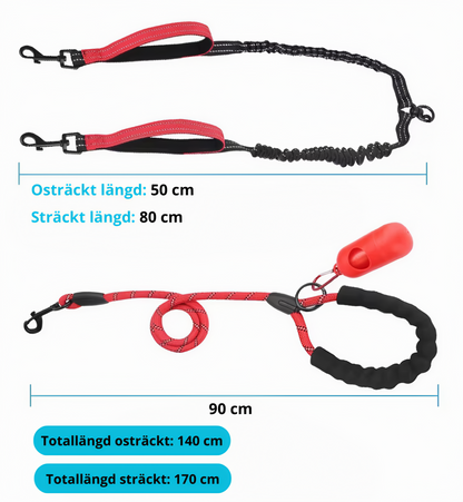 Shockabsorberande dubbelkoppel set