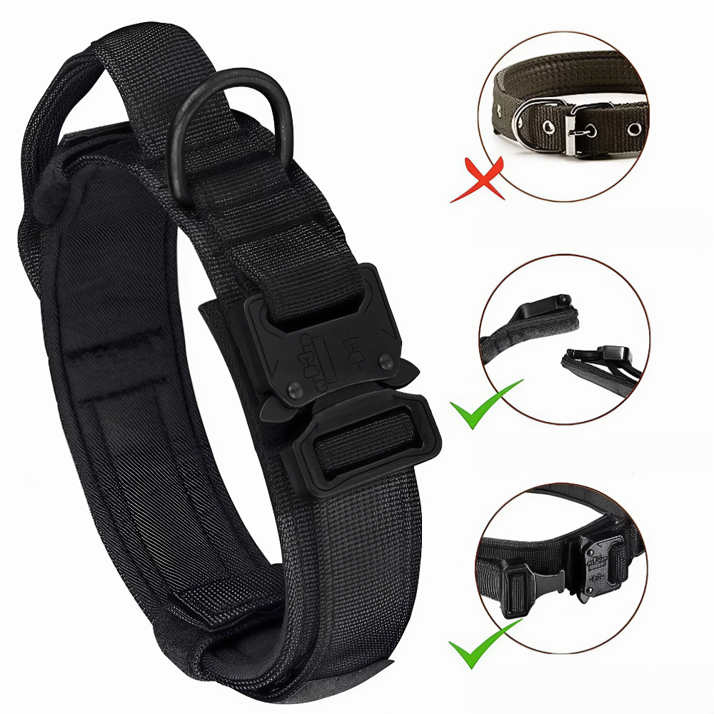 Taktiskt halsband och koppelset